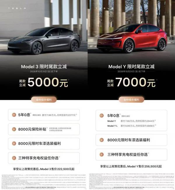 16英寸大屏、黑色顶棚、浅灰内饰一次到位，Model 3进化为完全体