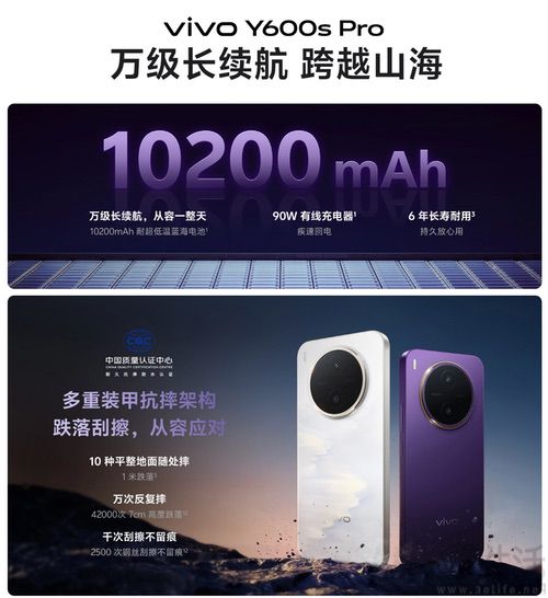 vivo Y600s Pro上架，搭载万级超大容量电池