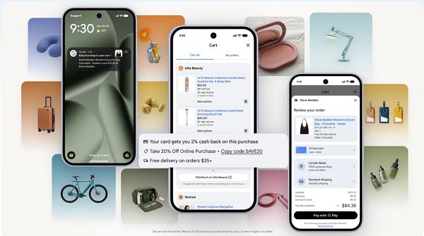 谷歌上线通用购物车工具，可监测不同平台价格