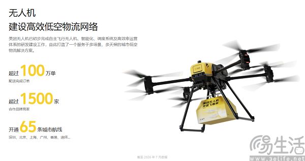 美团无人机浙江首条航线开通,覆盖山区村落配送 美团无人机浙江首条航线开通,覆盖山区村落配送