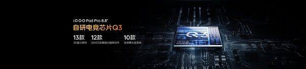 Ultra 级游戏体验,iQOO Pad Pro 8.8英寸今日上市 Ultra 级游戏体验,iQOO Pad Pro 8.8英寸今日上市